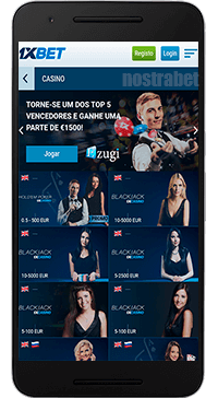 1xbet cassino móvel
