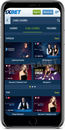 1xbet ios uygulaması canlı casino
