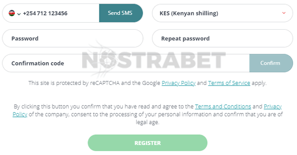 22bet Kenya registration