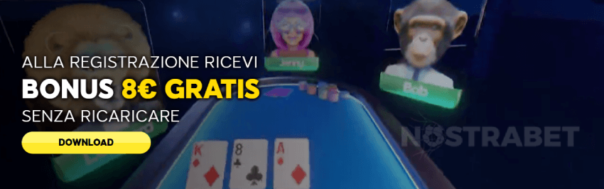 Bonus senza deposito di 888poker