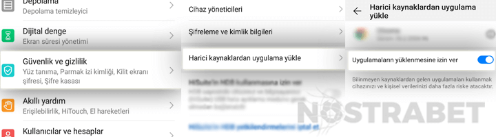 android kurulum ayarları