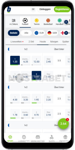 bet-at-home mobile Version
