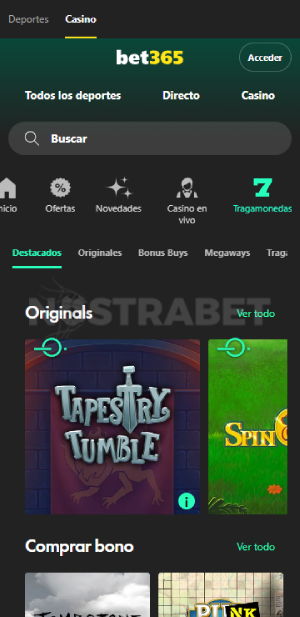 bet365 juegos de casino móvil