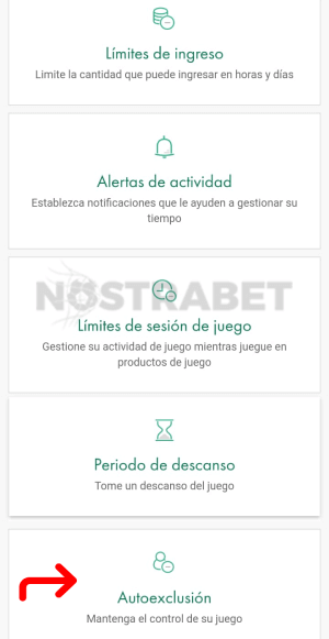 autoexclusión de bet365