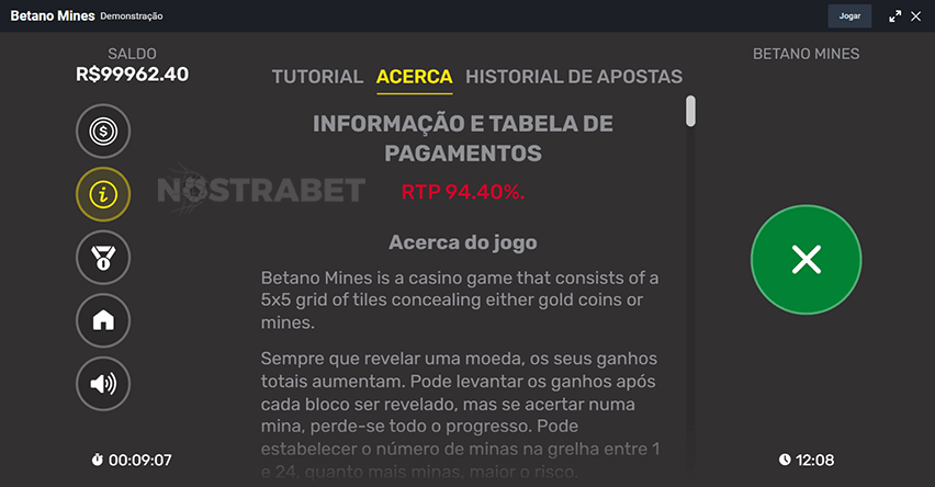 Betano Mines RTP