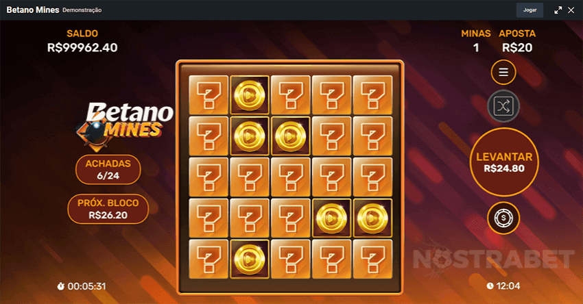 Jogos de caça-níqueis Betano Mines
