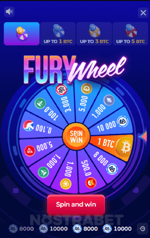 betfury fury wheel