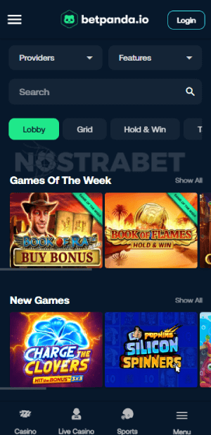 betpanda casino games