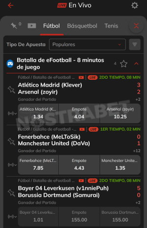 Betsafe apuestas en vivo movil