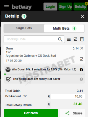 betway how to place a bet