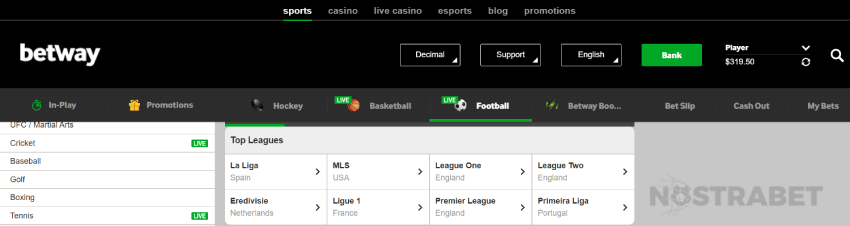 betway sportsbook canada