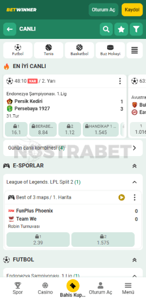 betwinner canlı sporlar
