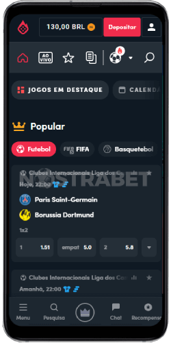 versão móvel em chamas