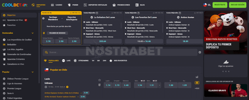 Coolbet página de inicio