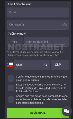 Coolbet registro movil