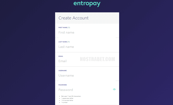 регстрация в entropay