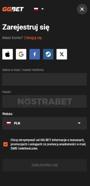 rejestracja i weryfikacja ggbet