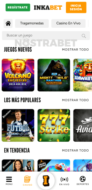 Inkabet casino móvil