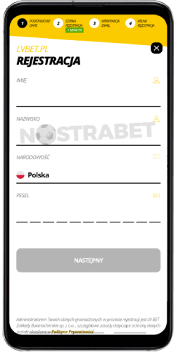 Lvbet Rejestracja aplikacji na Androida