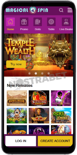 Magical Spin Casino Mobile Version