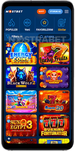 Mostbet Android Slot Oyunları