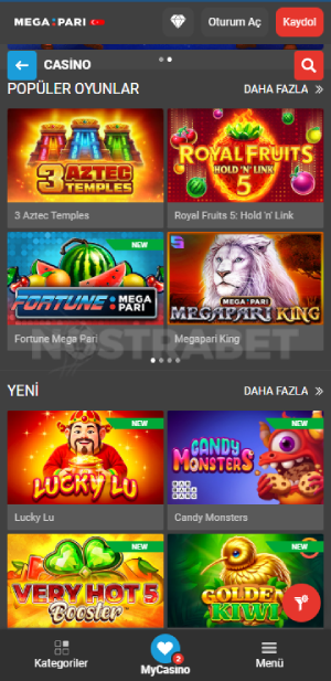 Mostbet Casino Oyunları