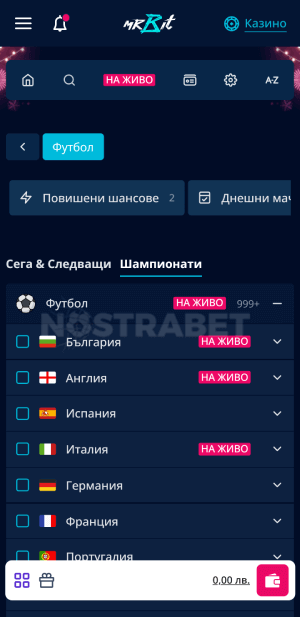 Mr Bit залози на футбол
