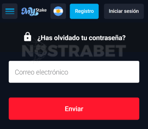 MyStake restablecer contraseña