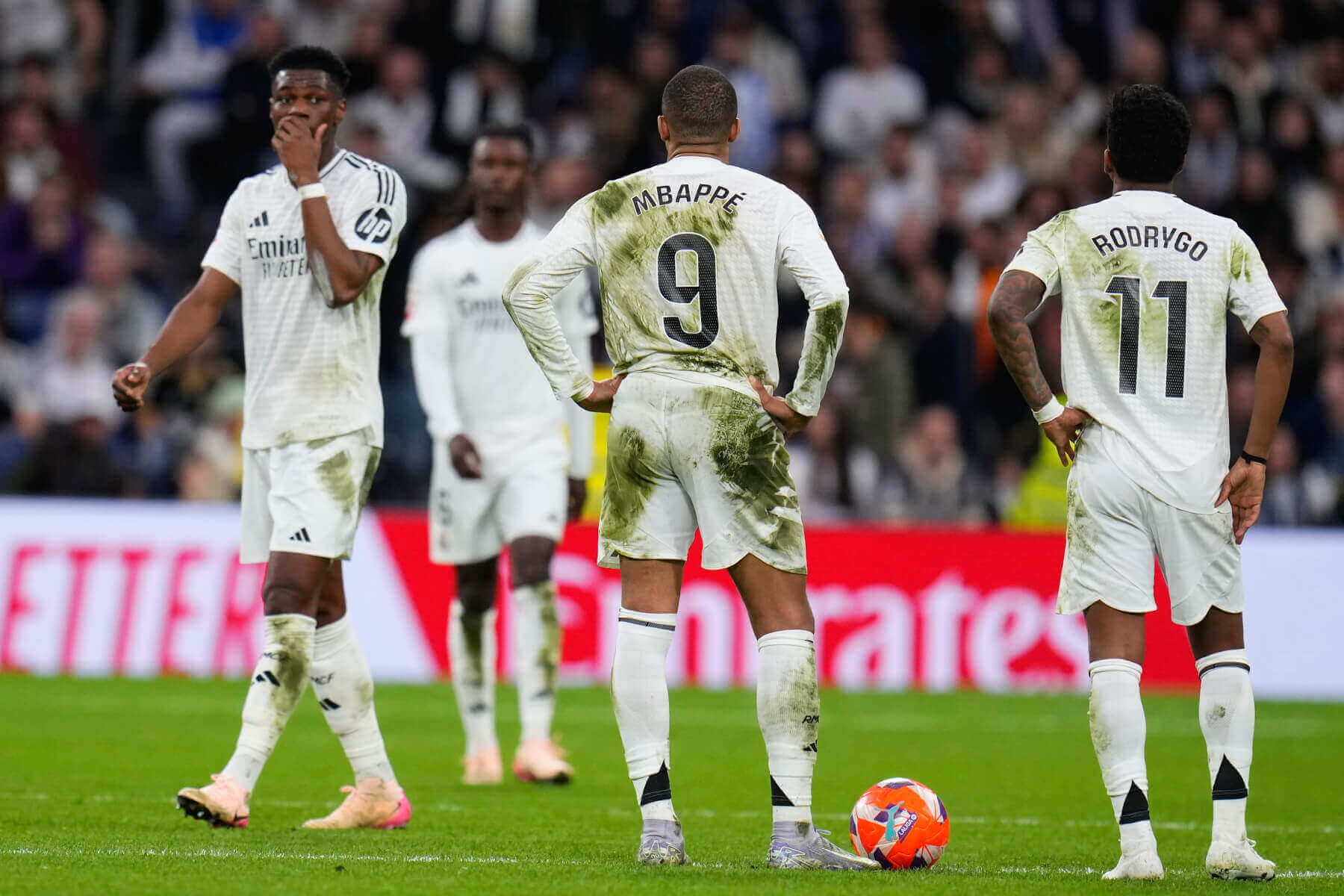 Mbappé e Rodrygo, jogadores do Real Madrid