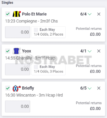Robin Bet on Horse Racing events