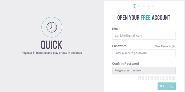 регистрационна форма в skrill