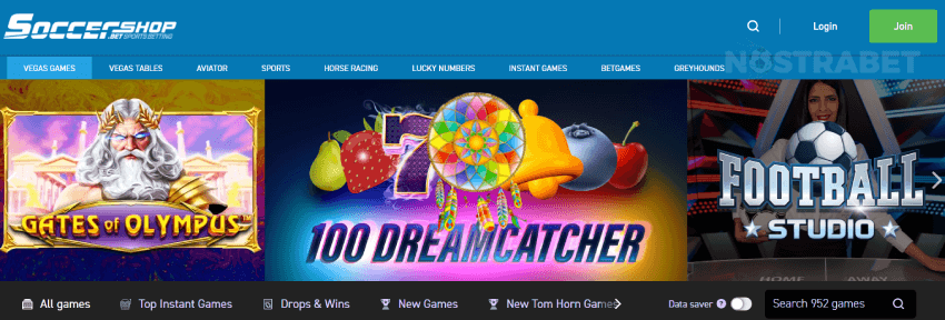 soccershop casino games