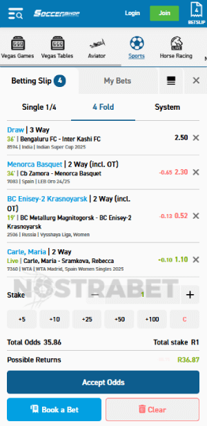 soccershop place a bet