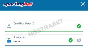 sportingbet login details