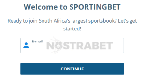 sportingbet registration step 1