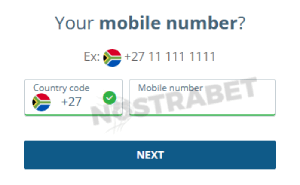 sportingbet registration mobile number