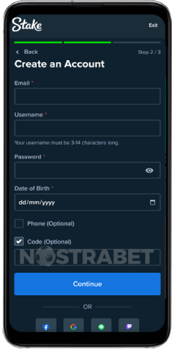 stake registration mobile