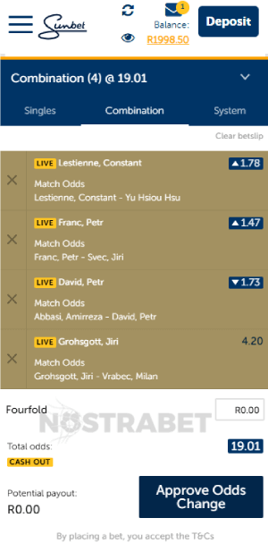 sunbet how to place a bet