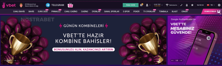 vbet ana sayfası