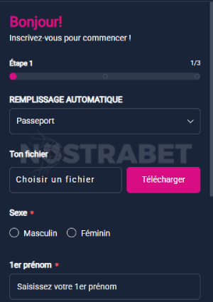 enregistrement vbet