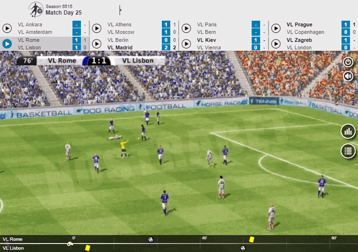 Виртуален футболен мач